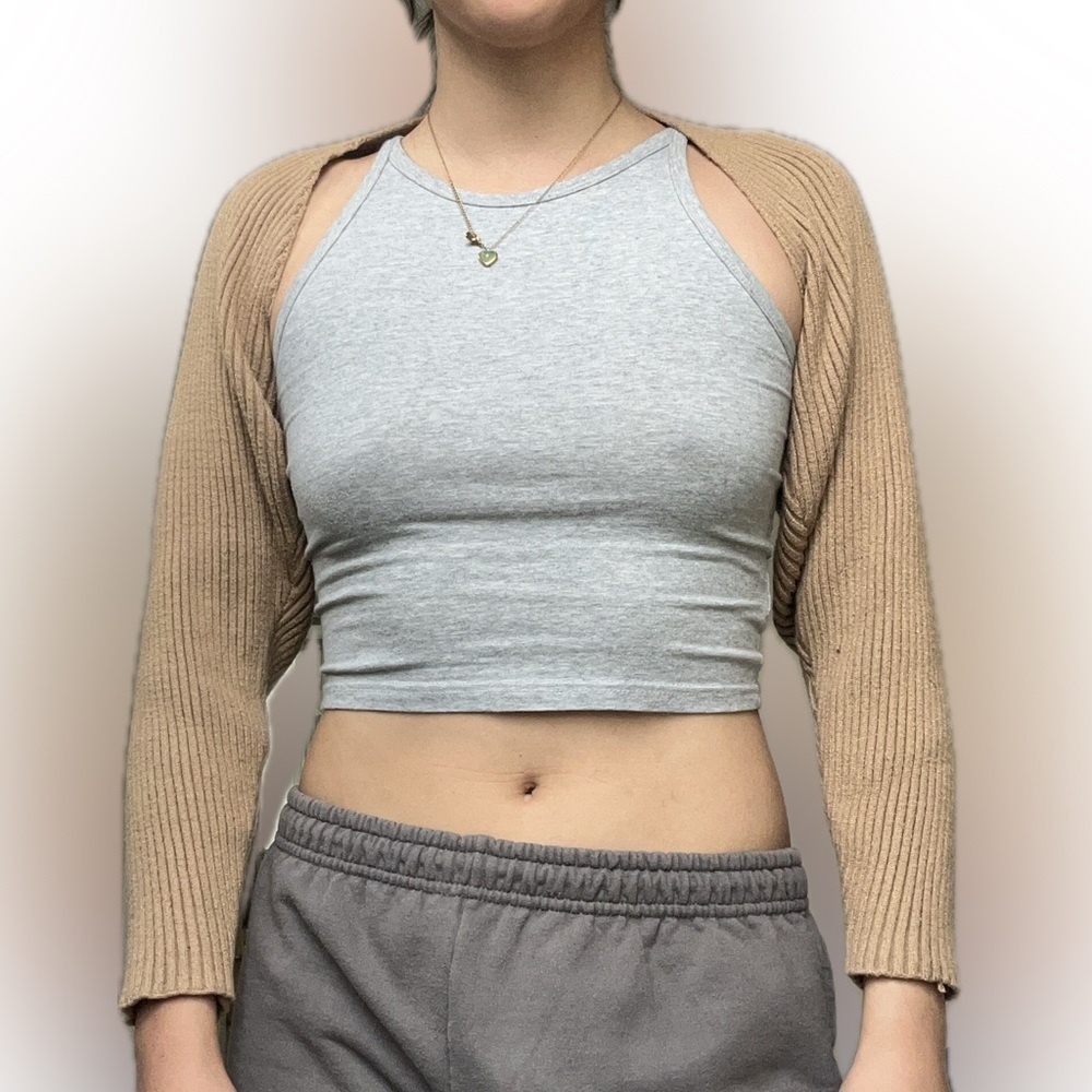 Tan bolero jacket